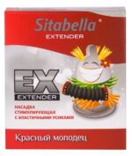 Стимулирующая насадка Sitabella Extender Красный молодец