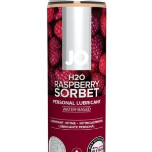 Лубрикант на водной основе с ароматом малины JO Flavored Raspberry Sorbet - 120 мл.