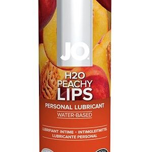 Лубрикант на водной основе с ароматом персика JO Flavored Peachy Lips - 120 мл.