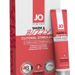 Клиторальный крем JO WARM & BUZZY CLITORAL GEL - 10 мл.