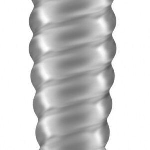 Прозрачная ребристая насадка Stretchy Penis Extension No.32