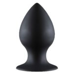 Чёрная анальная пробка Thick Anal Plug Large - 11,5 см.