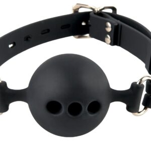 Силиконовый кляп-шар с отверстиями для дыхания Silicone Breathable Ball Gag Small