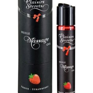 Массажное масло с ароматом клубники Huile de Massage Gourmande Fraise des Bois - 59 мл.