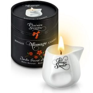 Массажная свеча с ароматом красного дерева Jardin Secret D orient Bois Roug - 80 мл.