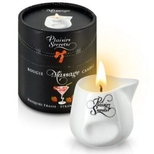 Массажная свеча с ароматом клубничного дайкири Bougie de Massage Daikiri Fraise - 80 мл.