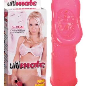 Розовый вибратор-ротик для клитора ULTIMATE VAGINA VIBE PINK