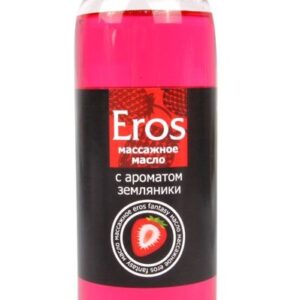 Массажное масло Eros fantasy с ароматом земляники - 75 мл.