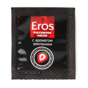 Саше массажного масла с ароматом земляники Eros fantasy - 4 гр.