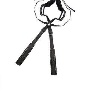 Чёрный бондажный комплект Romfun Sex Harness Bondage на сбруе
