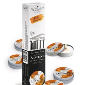 Набор из 5 свечей Petits Joujoux Athens с ароматом муската и пачули