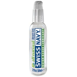 Гипоаллергенный лубрикант Swiss Navy All Natural Water Base Lubricant - 59 мл.