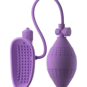 Сиреневая вакуумная вибропомпа для вагины Sensual Pump-Her