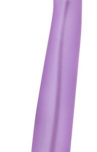 Сиреневый вибратор G Slim Rechargeable - 18 см.