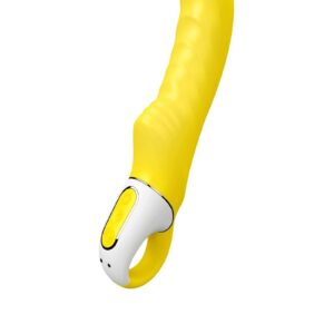 Жёлтый вибратор Satisfyer Yummy Sunshine - 22,5 см.