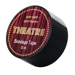 Черный бондажный скотч TOYFA Theatre - 15 м.