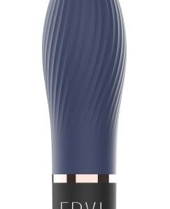 Темно-синий мини-вибратор Dalim - 10 см.