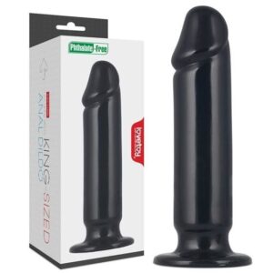 Черный анальный фаллоимитатор 9.25 King Sized Anal Dildo - 22,5 см.