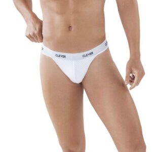 Белые мужские трусы-тонги Latin Lust Thong