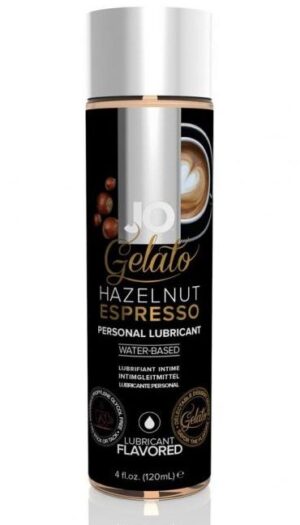 Лубрикант с ароматом орехового эспрессо JO GELATO HAZELNUT ESPRESSO - 120 мл.