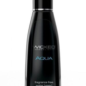 Легкий лубрикант с алоэ на водной основе Wicked AQUA - 120 мл.