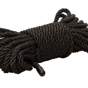 Черная веревка для бондажа BDSM Rope - 10 м.