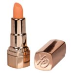 Золотистый вибратор-помада с оранжевым мягким кончиком Hide & Play Rechargeable Lipstick