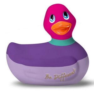 Фиолетово-розовый вибратор-уточка I Rub My Duckie 2.0 Colors