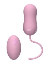 Розовое виброяйцо LULU WIRELESS REMOTE EGG с пультом ДУ