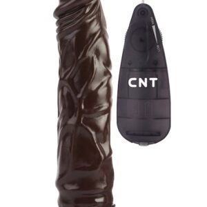 Коричневый вибратор-реалистик 8.4 Stud Realistic Dildo - 21,4 см.