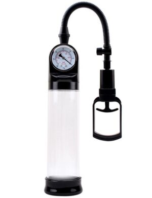 Прозрачная вакуумная помпа с манометром Accu-Meter Power Pump X2