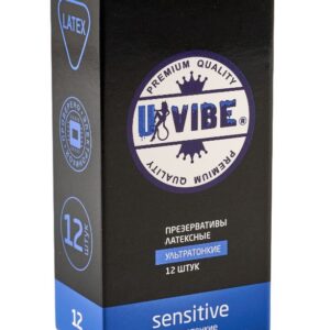 Ультратонкие презервативы Uvibe - 12 шт.