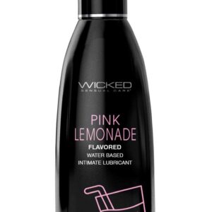 Лубрикант с ароматом розового лимонада Wicked Aqua Pink Lemonade - 60 мл.