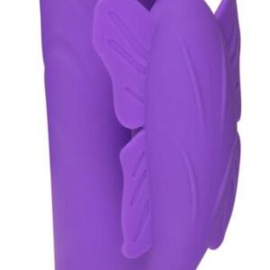 Фиолетовый вибратор-кролик The Princess Butterfly Vibrator - 20,5 см.