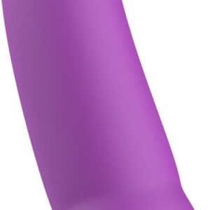 Фиолетовая вибропуля Bmine Basic Curve - 7,6 см.