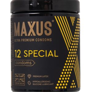 Презервативы с точками и рёбрами MAXUS Special - 12 шт.