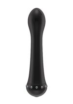 Вибратор с кристаллами The Diamond Black - 16,5 см.